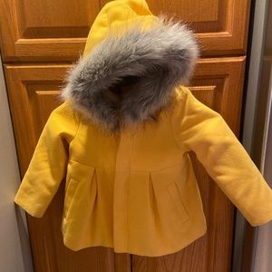 3t Yellow girls winter jacket